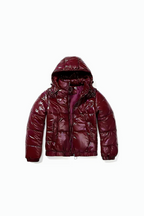 Red velvet Puffer Jacket