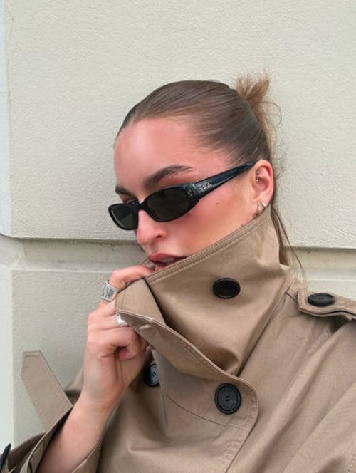 AZURA CROPPED TRENCH COAT