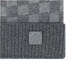 "LV" Beanie Grau