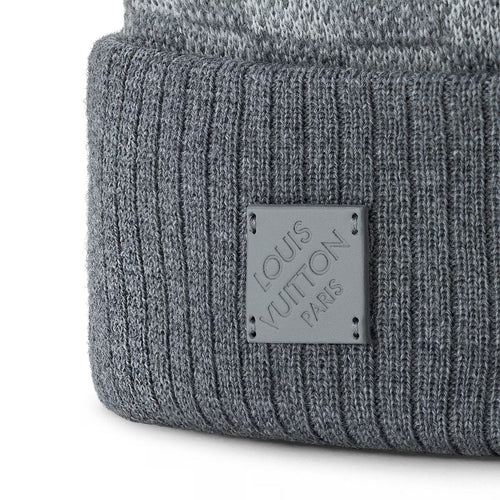 "LV" Beanie Grau