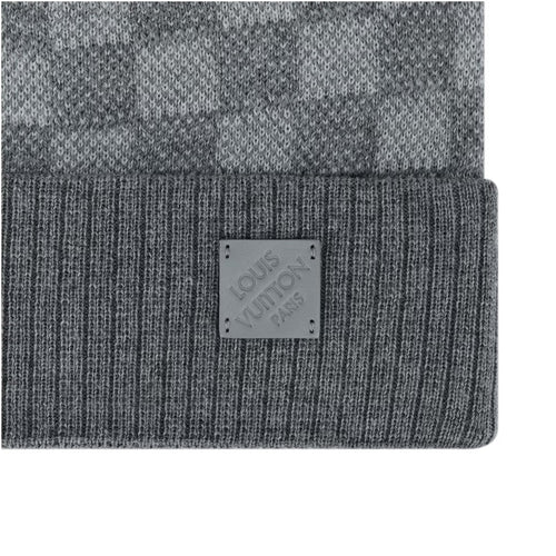 "LV" Beanie Grau