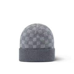 "LV" Beanie Grau