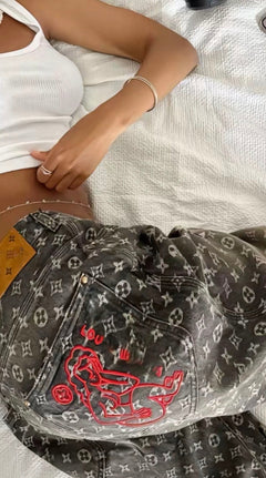 LOU VINTAGE MONOGRAM JEANS